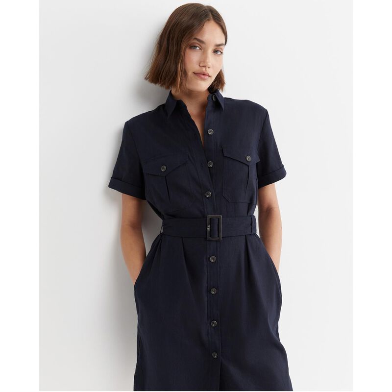 Sportscraft Rosa Belted Shirt Dress image number 3
